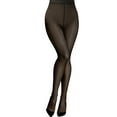thumbnail image 1 of Collants Doublés pour Femmes Collants Chauds Transparents Faux Translucides Hiver, 1 of 6