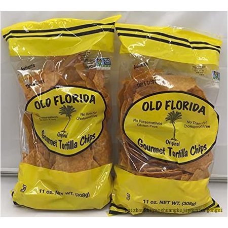 Original Tortilla Chips, 11 OZ - Pack Of TWO (2) - Original Thin & Crispy Non-GMO Recipe