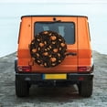 thumbnail image 6 of Naloa Halloween With Pumpkins PVC Leather Spare Tire Wheel Cover Spare Tire Cover, for Car Truck SUV Camper Trailer Universal Fit(14-17in)-16 inch, 6 of 6