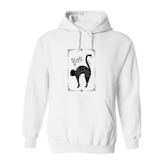 Boo, Halloween Cat Hoodie Women -Image by Shutterstock, Female 3X-Large