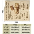 thumbnail image 3 of Yibo Gifts for Wife Wedding Anniversary Romantic Gifts for Wife Christmas Valentines Birthday Gifts for Her Wife Blanket, 3 of 7