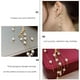 thumbnail image 3 of 1pc Pendientes de clip de borla de perlas Clip de oreja sin perforaciones de moda para mujeres Dorado, 3 of 6