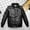 Black, variant on LFEOOST 3-17 Years Boys Wind-Proof Jacket,Child Full Zipper Neck Pockets Cool Motorcycle Coat Black 130