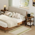 thumbnail image 3 of CONCETTA 3 Tier Nightstand with Charging Station, Bedside End Table for Bedroom Living Room, Rustic Brown, 3 of 7