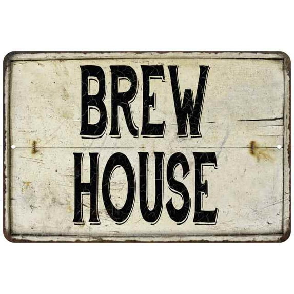 Brew House Vintage Look Chic Distressed 8x12108120020130