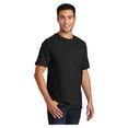 thumbnail image 4 of Port & Company Men's Essential Cotton T-Shirt with Pocket Jet Black Small, 4 of 6