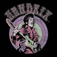 thumbnail image 2 of Jimi Hendrix Men's T-Shirt Genuine Merch Vintage Distressed Graphic Print Tee (Small, Black), 2 of 2