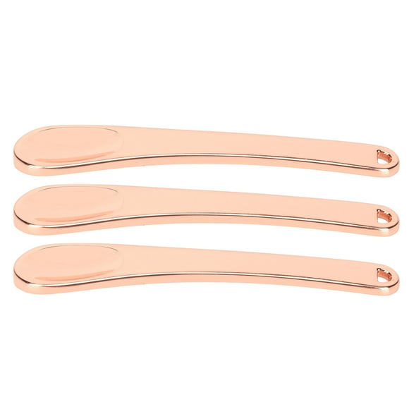 Espátula para crema facial, 3 piezas de espátulas cosméticas, espátula de maquillaje de metal de zinc, espátula cosmética, materiales ecológicos