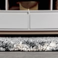thumbnail image 2 of JONATHAN Y MALIBU SHAG 2 x 8 Runner Rug, Susa Ogee Moroccan Trellis - Light Gray/Ivory, MBS100A-28, 2 of 3