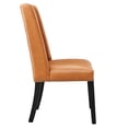 thumbnail image 5 of Modway Baron Dining Chair Vinyl Set of 2 in Tan, 5 of 10