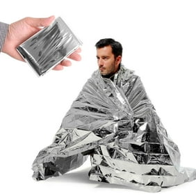 Coghlan S 52 X 82 5 Silver Aluminized Non Stretch Polyester Emergency Blanket Walmart Com Walmart Com