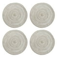 thumbnail image 1 of Weave Mat Almohadillas calientes redondas para agarraderas de hilo de cocina para platos calientes/olla/tazón/olla caliente (paquete de 4), 1 of 5