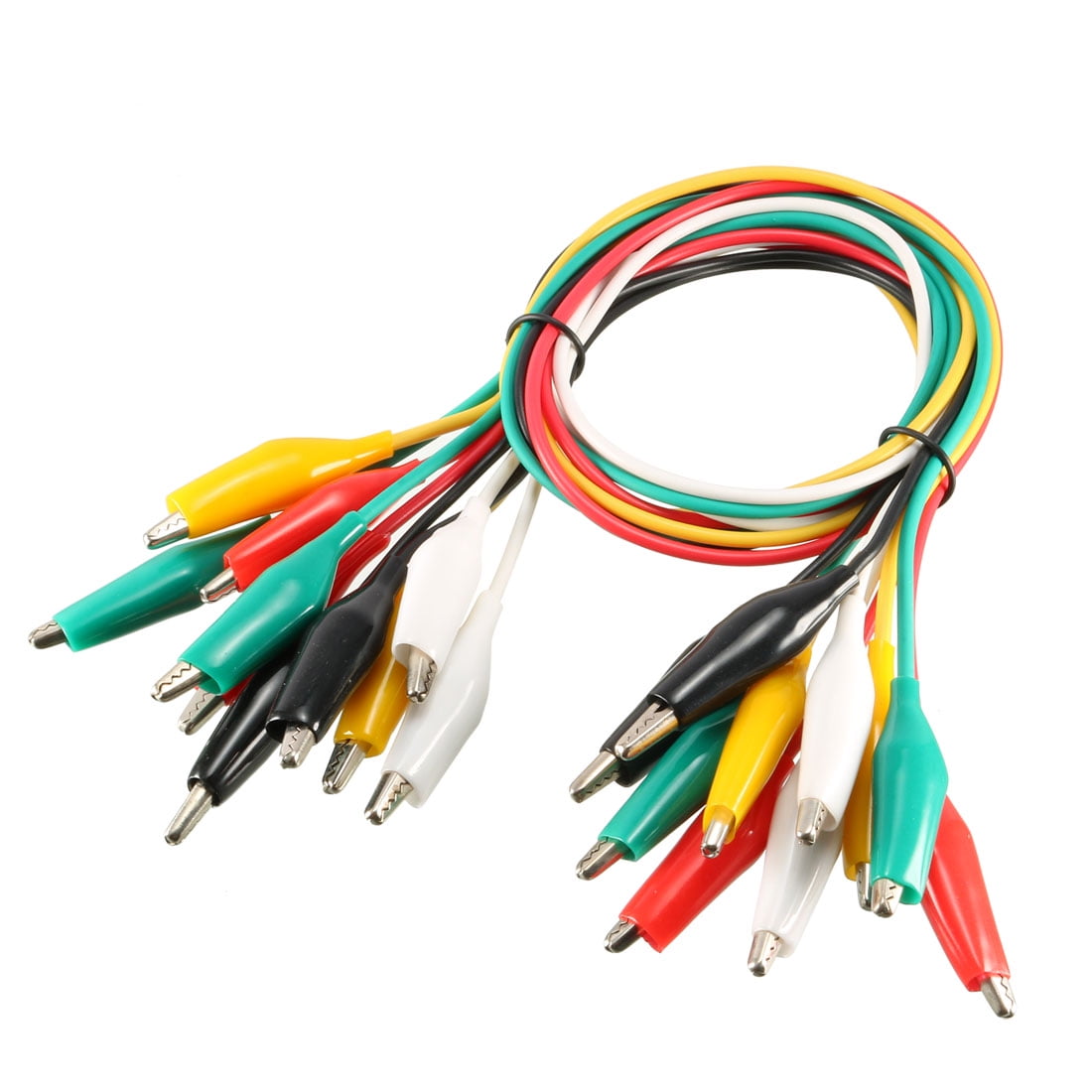 20Pcs Test Leads with Alligator Clips Set Insulated Test Cable Doubleended Clip