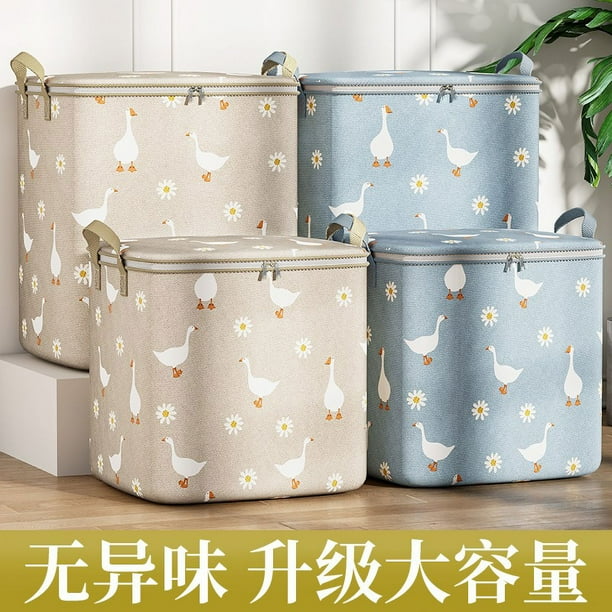 XWSHYW Contenedores de Almacenamiento Bolsa de Almacenamiento de Ropa y Colchas Bolsa de Almacenamiento de Colchas de Gran Capacidad para El Hogar Bolsa de Embalaje para Mudanzas Escolares y Dormitor