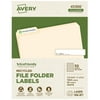 Avery EcoFriendly Folder Labels, 2/3" x 3-7/16", 1,500ct (45366)
