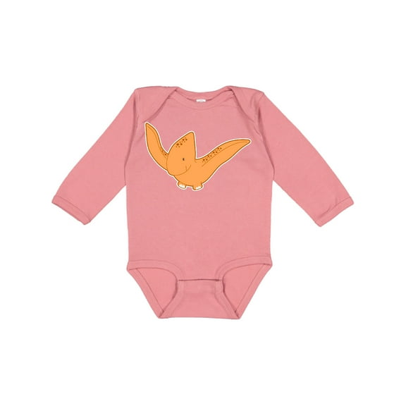 Inktastic Pterodactyl Boys or Girls Long Sleeve Baby Bodysuit