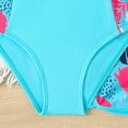 thumbnail image 6 of Gubotare Girls Bathing Suits Girls One Piece Swimsuits Swimwear Bathing Suit Ruffle Beachwear Size 13-14 (Blue,13-14 Years), 6 of 8