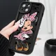 thumbnail image 5 of Disney-funda de teléfono de Mickey y Minnie para iPhone, carcasa suave de silicona líquida a prueba de golpes para modelos 15, 14, 13, 12, 11 Pro Max, XS, X, XR, 8, 7 Plus, SE 2020, 5 of 5
