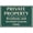 Warning Sign 3, variant on Private Property Residents & Invited Guests Only Sign – 8x12 Inch RustFree Aluminum,Reflective & Weatherproof,Durable Security Sign for Home or Private Driveway