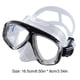thumbnail image 3 of Máscara de buceo 180 vista panorámica longitud ajustable HD para hombres mujeres (negro), 3 of 3