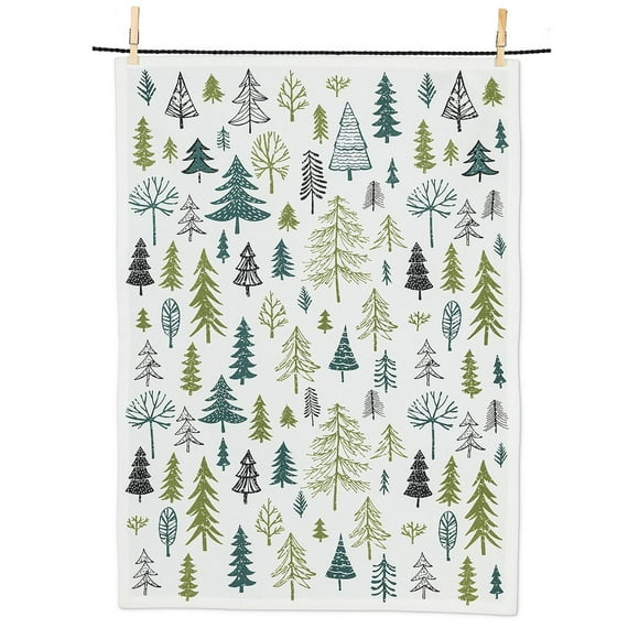 Set of 6 All-over Trees Tea Towel