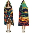 thumbnail image 3 of Halloween Wearable Blanket Cozy Hooded Blanket Pumpkin Throw Cloak Wrap for Men Women Gifts, 3 of 6