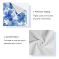 thumbnail image 4 of 3 Piece Bath Towels Set Bath Towel, Hand Towel and Face Towel for Bathroom, Gym, Hotel Watercolor Blue Flowers, 4 of 8