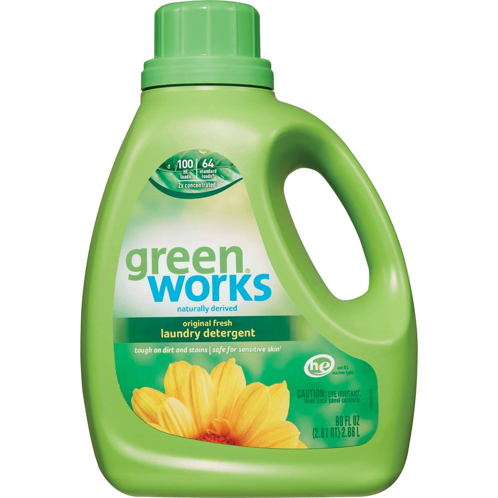 Green Works Liquid Laundry Detergent, Original, 90oz Bottle Walmart