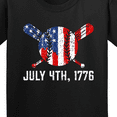 thumbnail image 4 of Inktastic July 4th, 1776 Distressed Baseball and Bat Flag Design Youth T-Shirt, 4 of 5