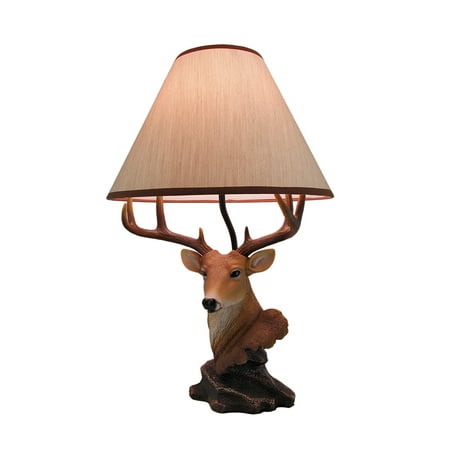 - Dexter 20 Inch Tall Deer Bust Table Lamp