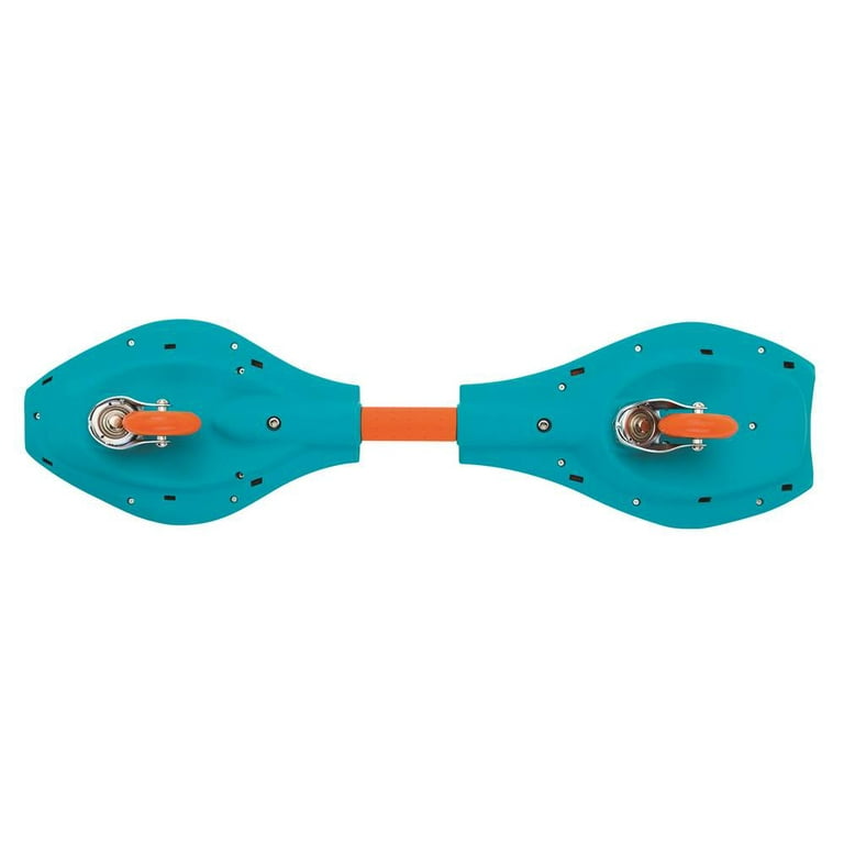 Razor RipStik Caster Board - Teal/Orange, 2-Wheeled Pivoting