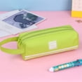 thumbnail image 2 of Pencil Pouch with Supplies, Tyeign Portable Pencil Case Large Capacity Zipper Organizer Storage Pouch Pen Bag Compartments Cosmetic Bags for Women Pencil Pouch Bulk Pencil Pouch for Women Green, 2 of 4