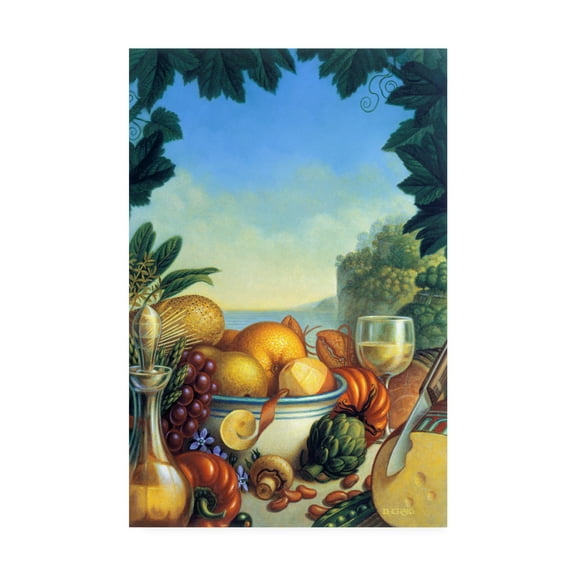 Trademark Fine Art 'Mediterranean Still Life' Canvas Art by Dan Craig