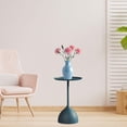 thumbnail image 1 of Elodie Petite Table d'Appoint Ronde Ornement Table Basse pour Balcon Intérieur Salon Bleu, 1 of 8