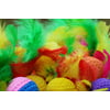 LAMINATED POSTER Foam Balls Cat Toys Play Balls Feather Colorful Poster Print 24 x 36
