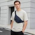 thumbnail image 6 of Simple Elegant Bag, Oxford Fabric Chest Bag, Large Capacity Crossbody Pouch, Multi Layered Waist Pack, 17 Inch Lightweight Casual Backpack for Outdoor and Sports, 6 of 6