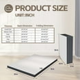 thumbnail image 6 of CL.HPAHKL Foldable Mattress, 3 inch Memory Foam Mattress Topper with Washable Cover, Tri Folding Mattress Portable for Camping, Guest, 78''x38''x3'', 6 of 7