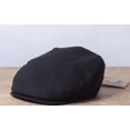 thumbnail image 3 of Hanna Hats of Donegal Vintage Flat Tweed Cap 100% Wool Driving Irish Men's Black Hat Handcrafted in Ireland, 3 of 7
