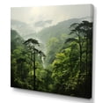 thumbnail image 2 of Designart "Rainforest Serenity Immersed in Jungle Landscape I" Landscapes Wall Art - Tropical Green Jungle Entryway Wall Art, 2 of 6