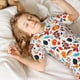 thumbnail image 5 of Balery Autumn Pumpkins Fall Leaves Conjunto de Pijama Infantil de Manga Corta con Estampado – Ropa de Dormir de Algodón Suave-XX-Large, 5 of 6