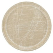Cambro 1300214 13" Round Abstract Tan Customizable Fiberglass Camtray - 12/Case