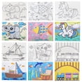 thumbnail image 3 of Tablero de dibujo de acuarela con lienzo de madera creativo para niños, para practicar el dibujo y colorear grafiti, 3 of 5