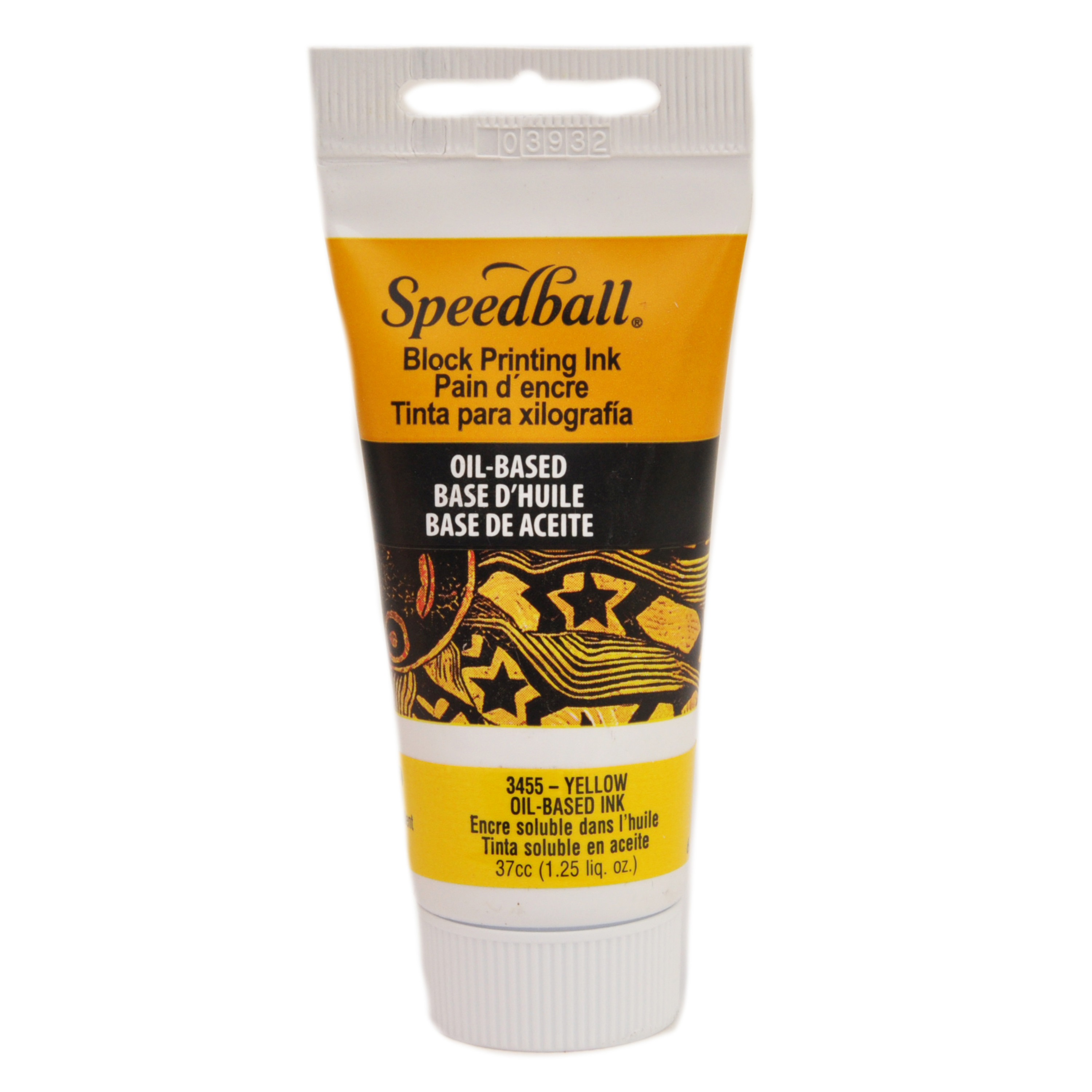 Speedball Block Printing Ink, OilBased, 1.25 oz., Yellow