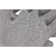 Safe Handler Ultra Stretch Thick Grip Gloves, Latex Crinkle Coated Grip, OSFM, Grey