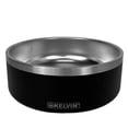 thumbnail image 1 of Plato para Mascota Kelvin Negro de Acero Inoxidable 946 ml, 1 of 5