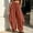Orange, variant on QSAWXQZ Women's Jogger Pants Drawstring Elastic Waist Loose Tapered Leg Trousers with Pockets Adjustable Hem Bottoms M