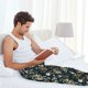 thumbnail image 5 of Fotbe Watercolor Floral Pantalones de Pijama para Hombre, Pantalones de Dormir, Pantalones de Casa con Cintura Ajustable y Bolsillos-Large, 5 of 6