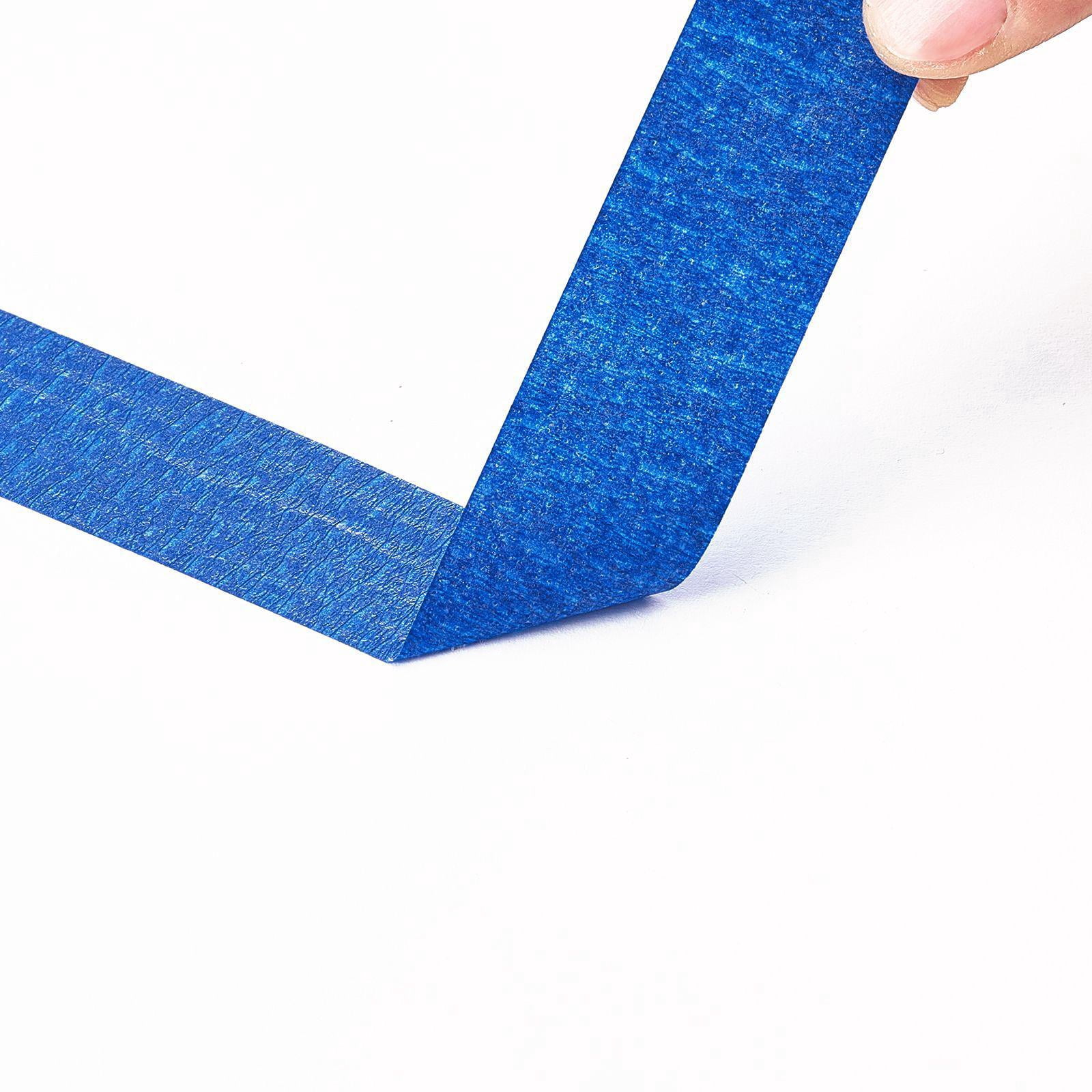 Blue Painters Tape 1 Inch Wide 0.94 Inch x 60 Yards 6 Rolls for Painting Edging Decorating DIY Crafts