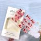 thumbnail image 4 of Uñas postizas adhesivas LOPMNGHT medianas rosa con flores 24 piezas, 4 of 6