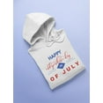 thumbnail image 3 of Happy Independence Day 4Th. Hoodie Men -Image by Shutterstock, Male 3X-Large, 3 of 4